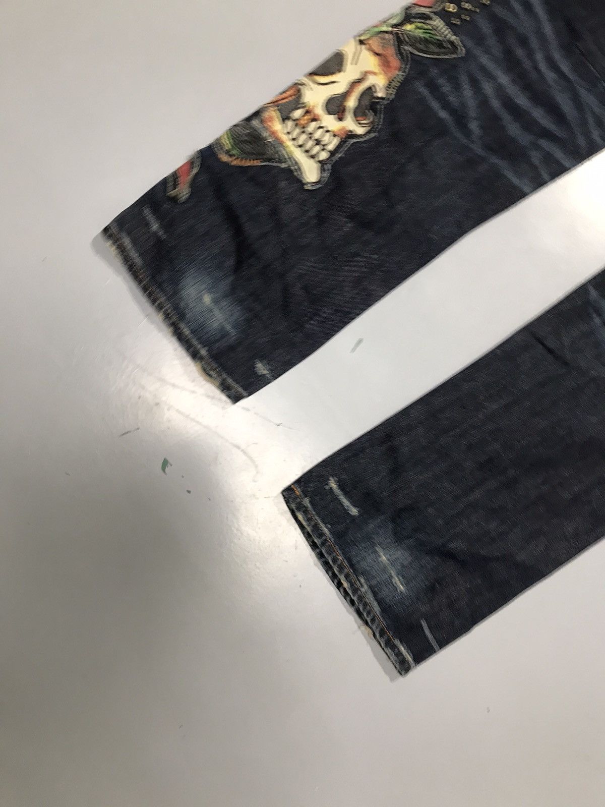 Ed Hardy Vintage ed hardy embroidered denim Size US 36 / EU 52 - 10 Thumbnail