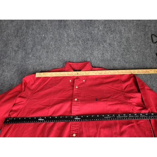 Polo Ralph Lauren Polo Ralph Lauren Blaire Button Up Shirt Men Sz XL Red Colla Size US XL / EU 56 / 4 - 5 Thumbnail