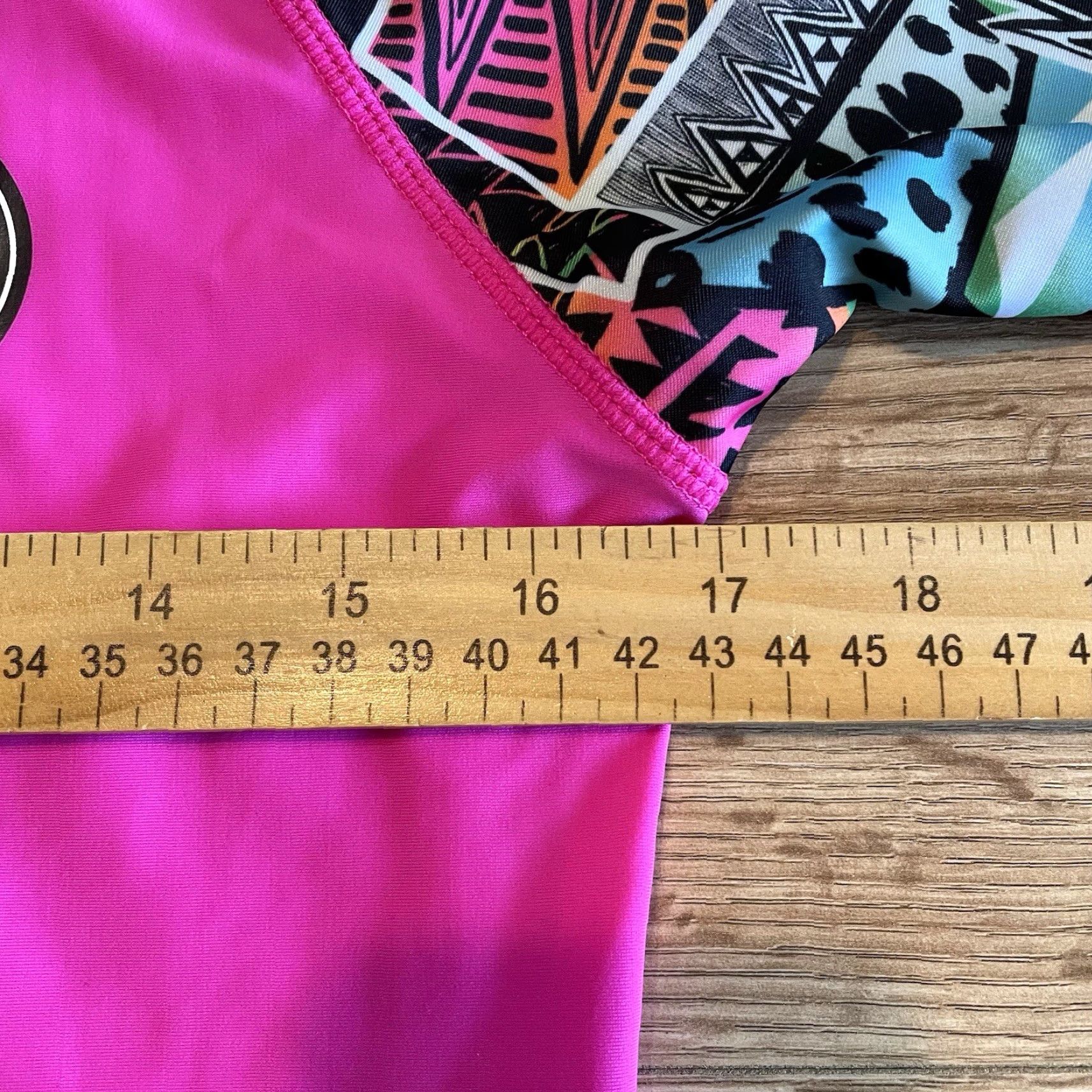 Pinko VINTAGE Maui and Sons Rashguard Women Large Pink UPF UV Protection Surfwear Size ONE SIZE - 6 Thumbnail