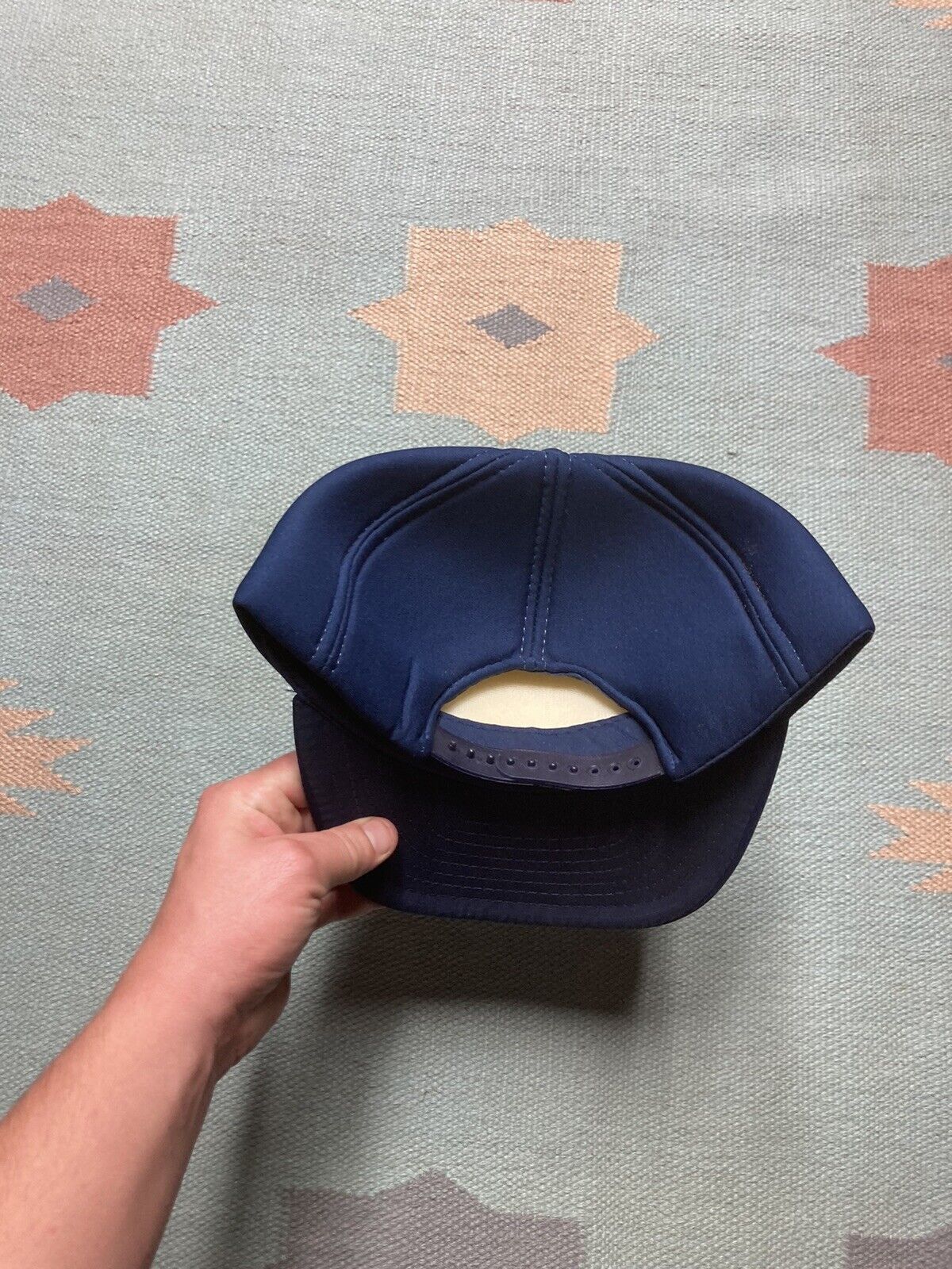 Vintage VTG SnapBack hat universal weatherstrip company since 1923 Size ONE SIZE - 4 Thumbnail