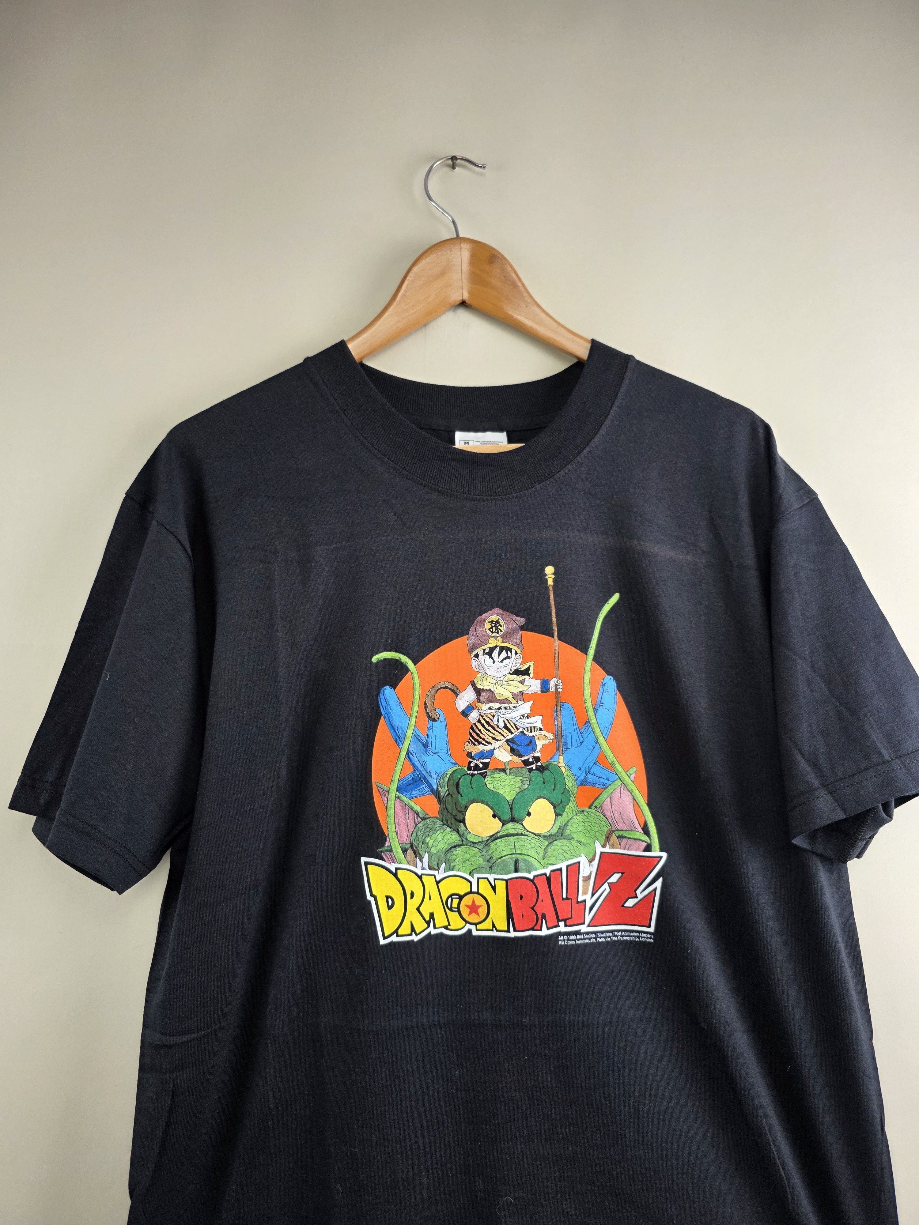 Anime × Japanese Brand × Vintage 90s Dragon Ball Z Goku Shenron Anime Tee M 22" 29" Size US L / EU 52-54 / 3 - 2 Thumbnail