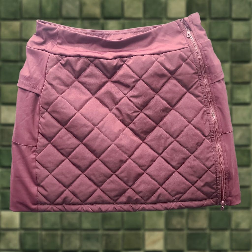 Vintage VINTAGE Jack Smith Skirt Womens M Insulated Puffer Quilted Zip Off Outdoors Pockets Size 32" / US 10 / IT 46 - 1 Thumbnail