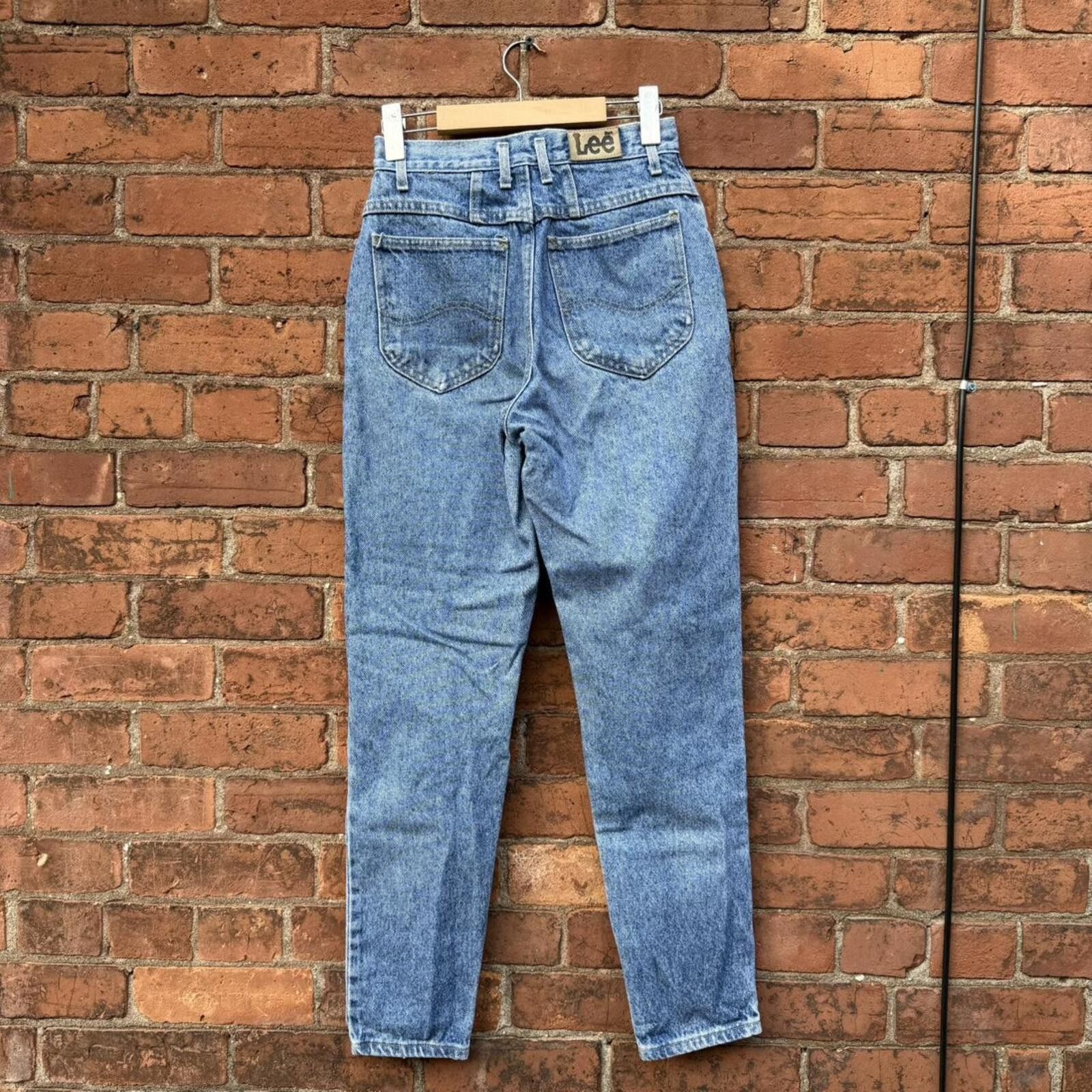 Lee vintage Lee riders light washed jeans 80s/90s 24x29 Size 24" / US 00 / IT 34 - 5 Thumbnail