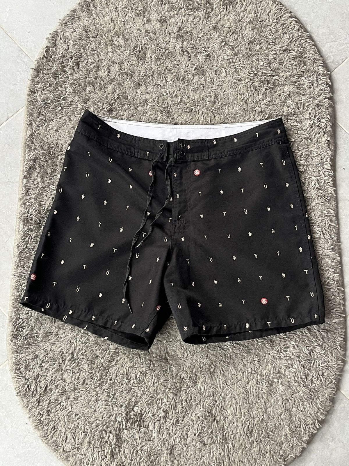 Stussy Vintage Cargo Shorts Stussy Monogram Streetwear Size US 34 / EU 50 - 1 Thumbnail