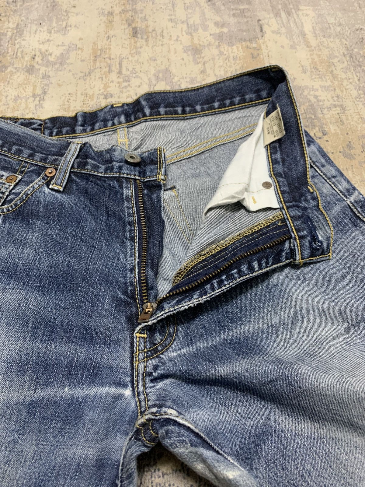 Levi's Vintage Levis 502 Distressed Denim Jeans Size US 30 / EU 46 - 9 Thumbnail
