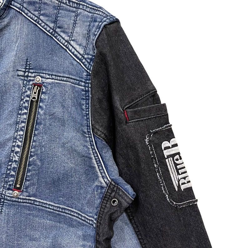 Japan Blue × Vintage Japanese Brand Blue B Zipper Denim Jacket Size US M / EU 48-50 / 2 - 4 Thumbnail