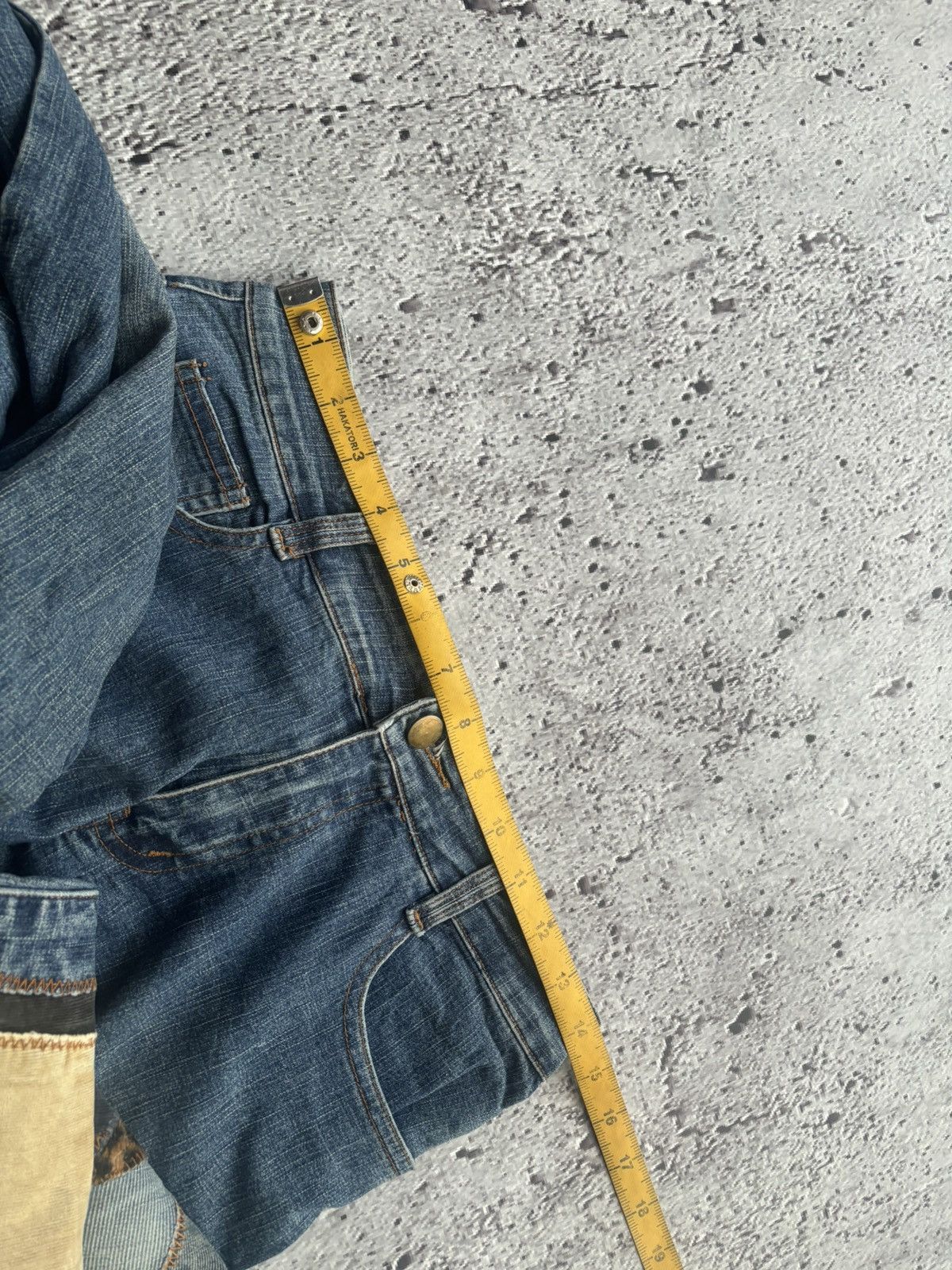 Tornado Mart Y2k Flare Jeans deep to deep Wide leg style jeans Size US 28 / EU 44 - 11 Thumbnail