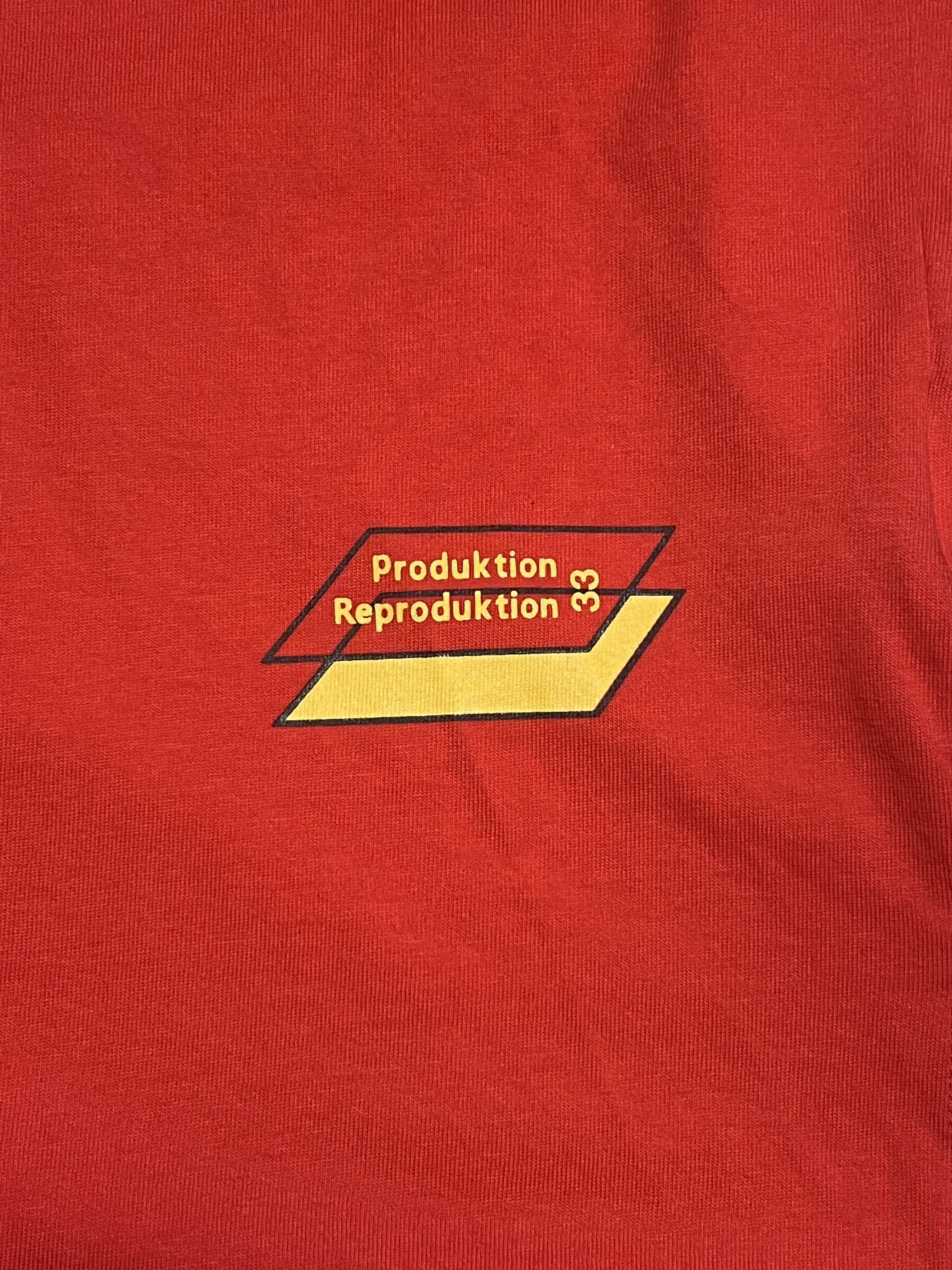 Solid Homme Soild Homme - 20ss Red Long Sleeve backlogos Size US L / EU 52-54 / 3 - 5 Thumbnail