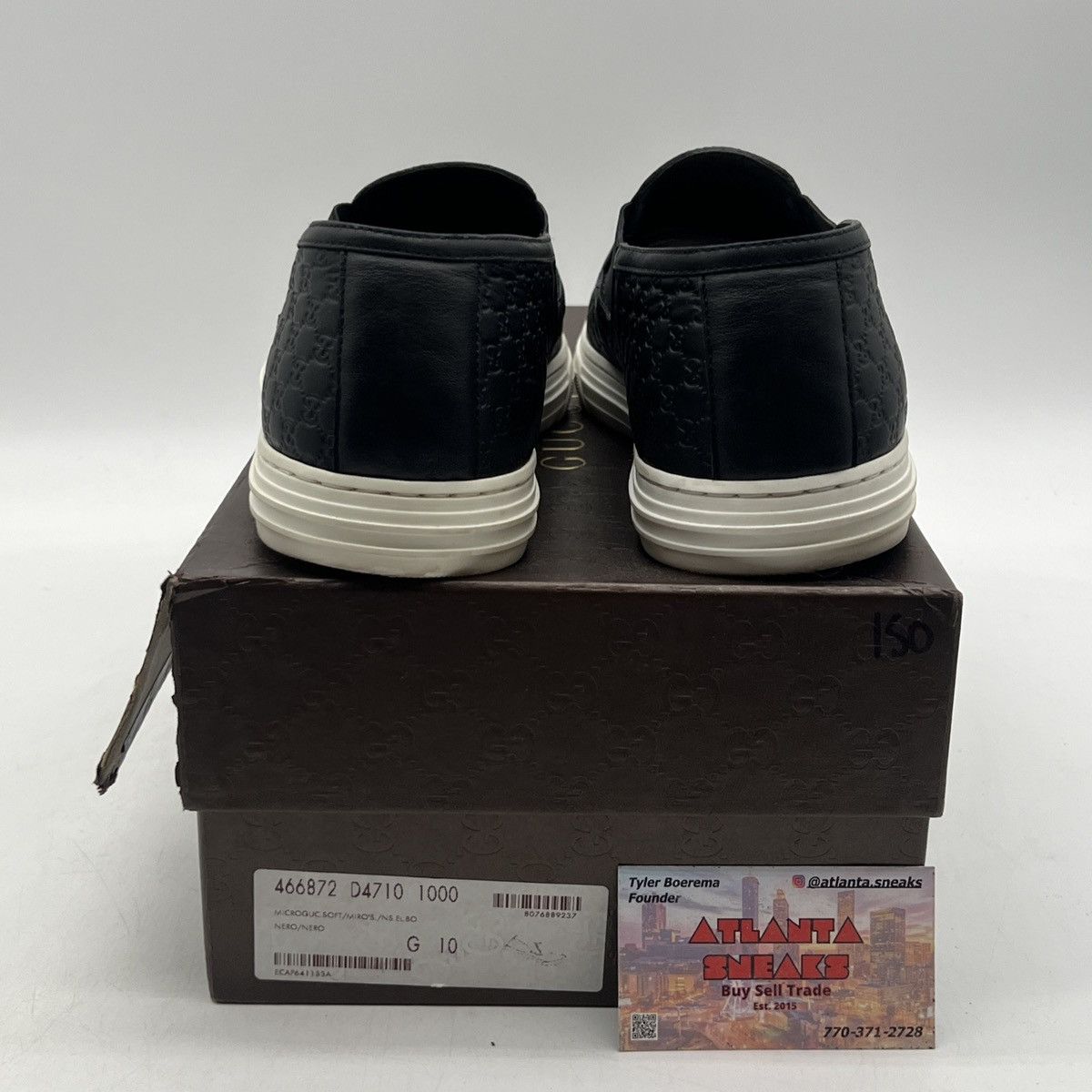 Gucci Gucci slip on black Size US 10 / EU 43 - 3 Thumbnail