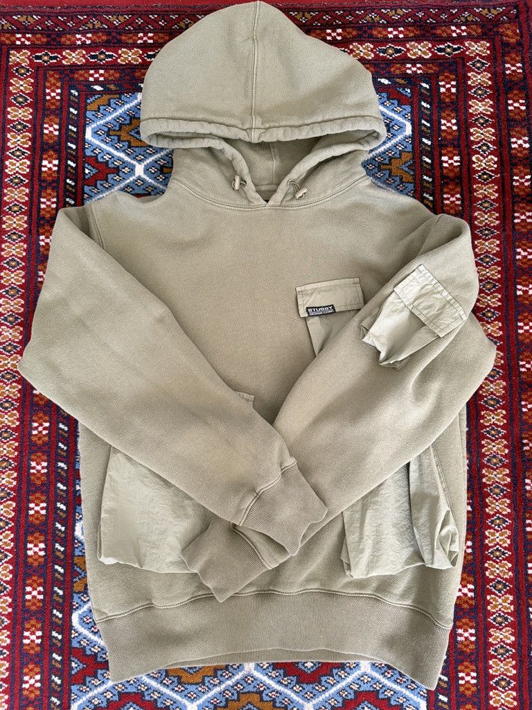 Stussy Stussy Cargo Fleece Hoodie Size US S / EU 44-46 / 1 - 2 Thumbnail