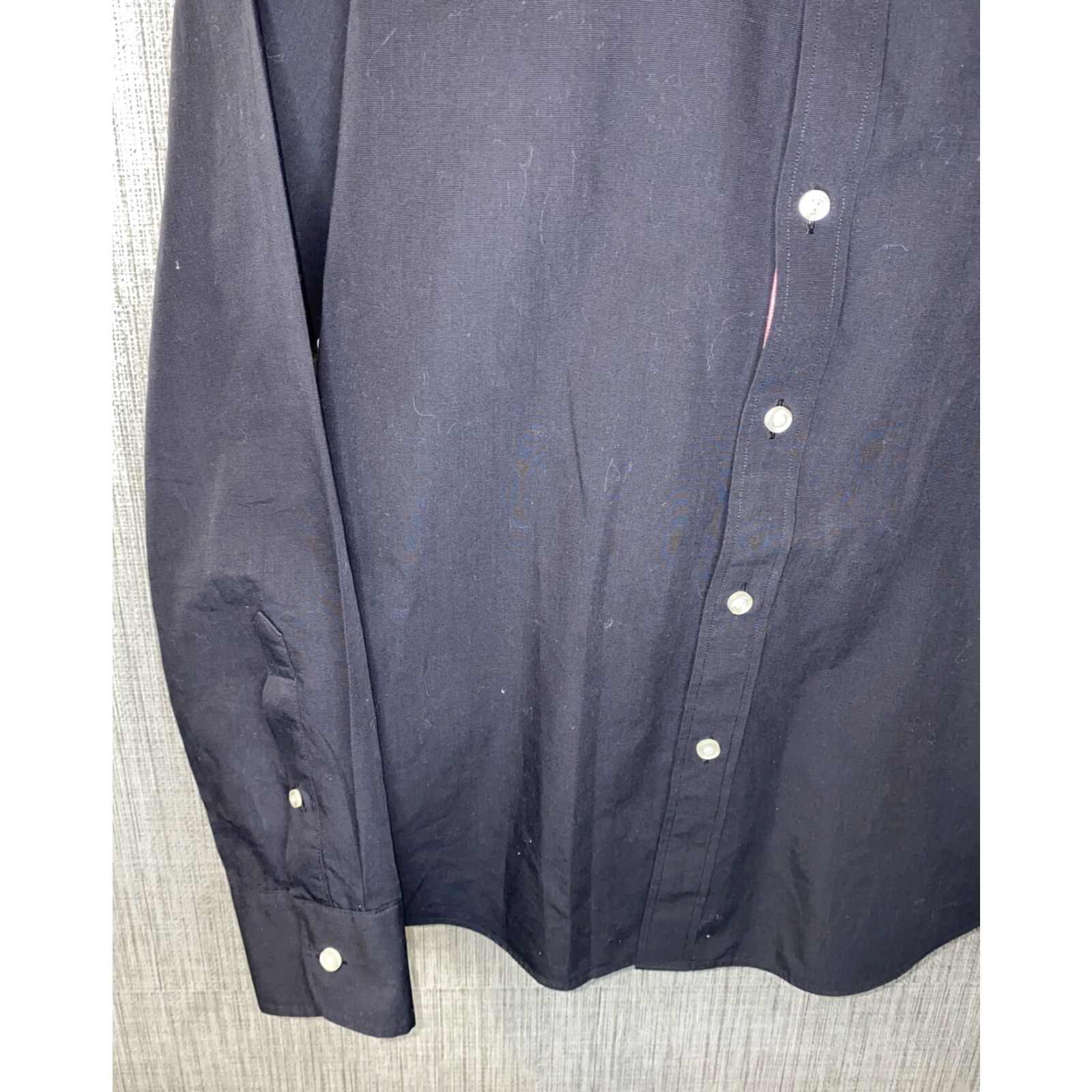 UNTUCKit UNTUCKit Mens Black Cotton Long Sleeve Button Front Collared Shirt Size Large Size US L / EU 52-54 / 3 - 4 Thumbnail