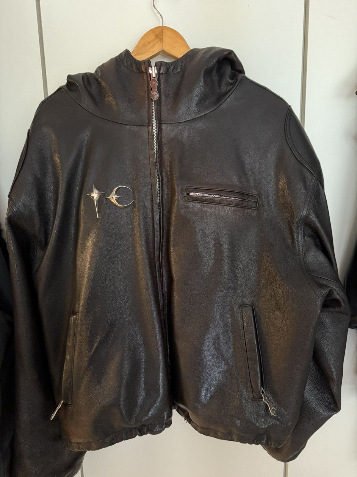 Thug Club Thug Club - Big Rock Leather Jacket | Grailed