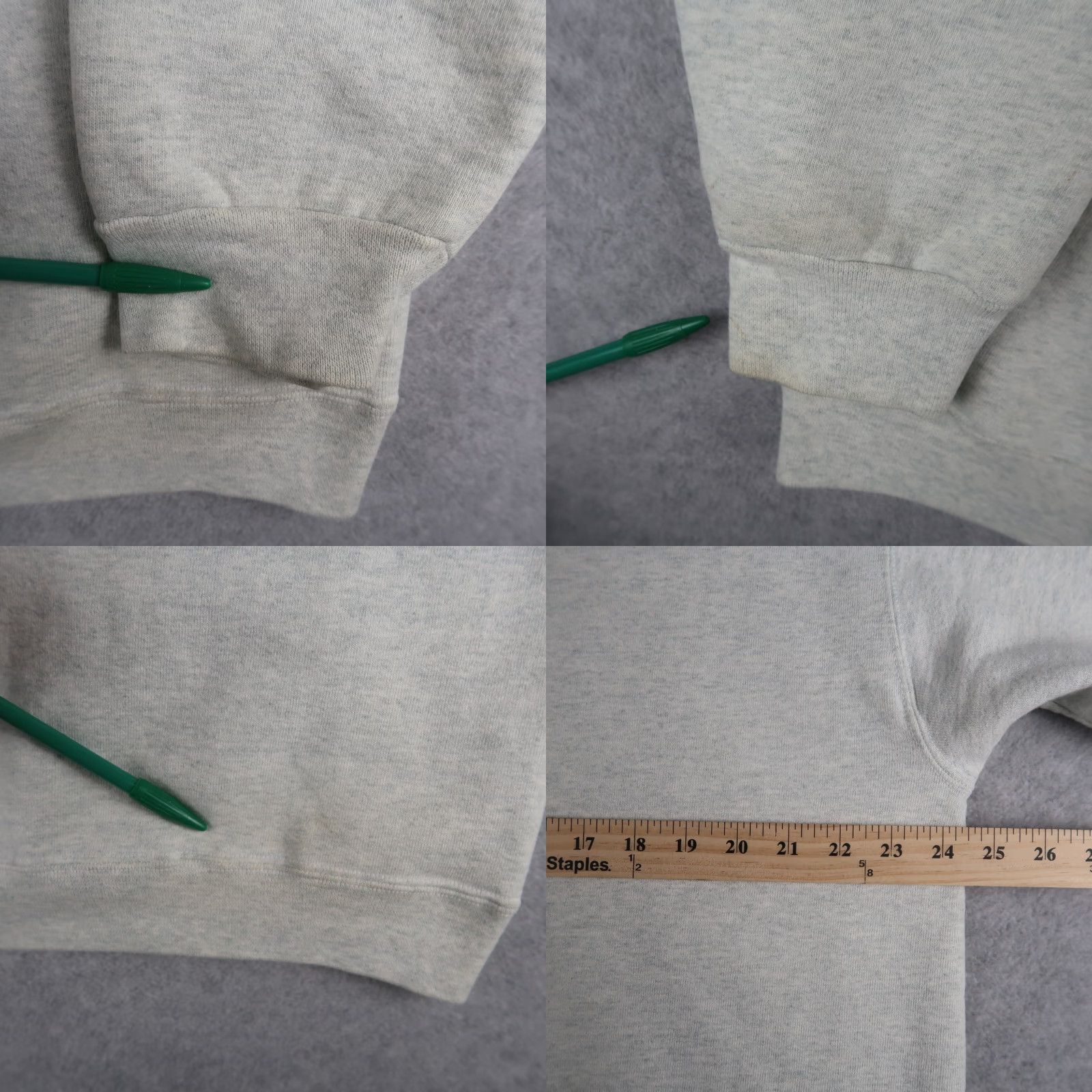 Fruit Of The Loom VINTAGE Fruit of the Loom 90s Oracle Server Tech Sweatshirt Crewneck XL Gray Heavyweight Graphic Print Mens Size US XL / EU 56 / 4 - 8 Thumbnail