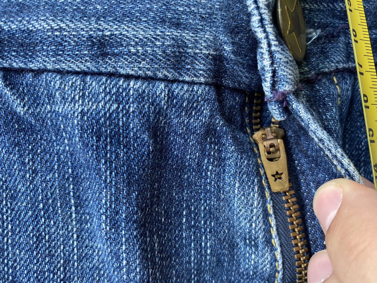 Japanese Brand × Levi's × Vintage VNTG Levis Blue Fingered Genius Star Selvedge Jeans 32 Size 32" / US 10 / IT 46 - 7 Thumbnail