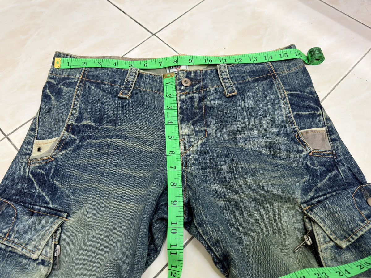 Le Grande Bleu (L.G.B.) TETTSUP Utility 3D Pocket Distressed Low Rise Skinny Cargo Size US 30 / EU 46 - 16 Thumbnail
