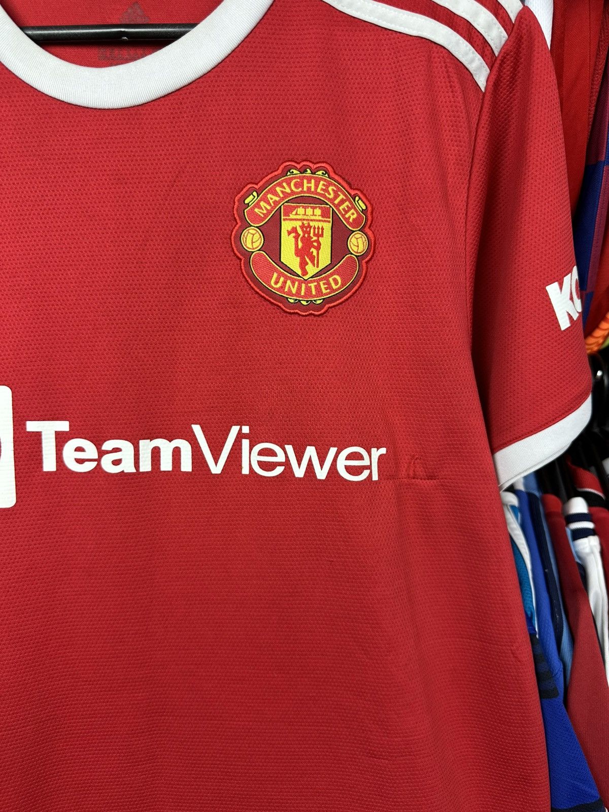 Adidas Adidas Manchester United 2021-2022 Home Football Jersey Size US XXL / EU 58 / 5 - 6 Thumbnail