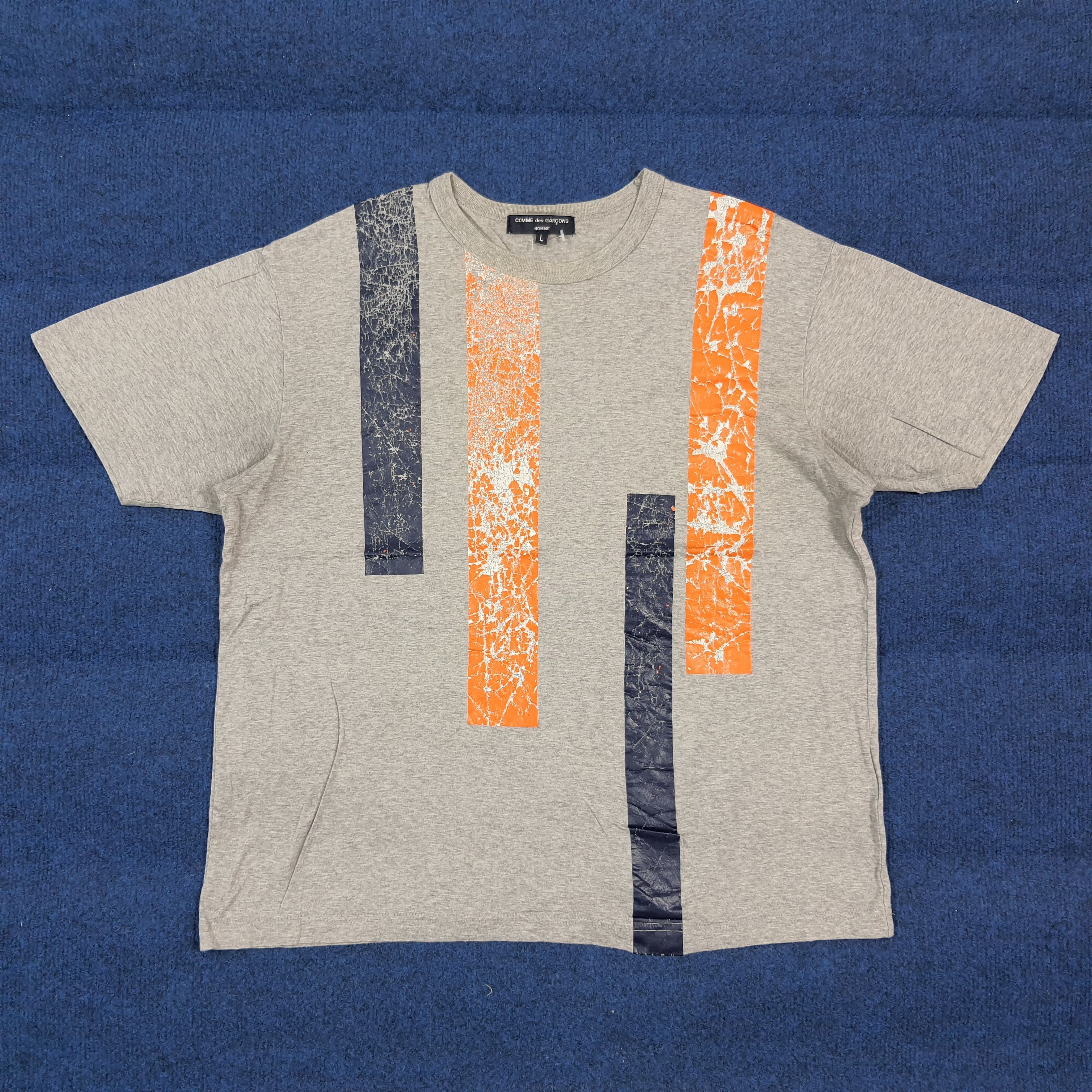 Comme des Garcons Homme Vintage Comme Des Garcons Homme Tshirt C299N16 Size US L / EU 52-54 / 3 - 1 Thumbnail