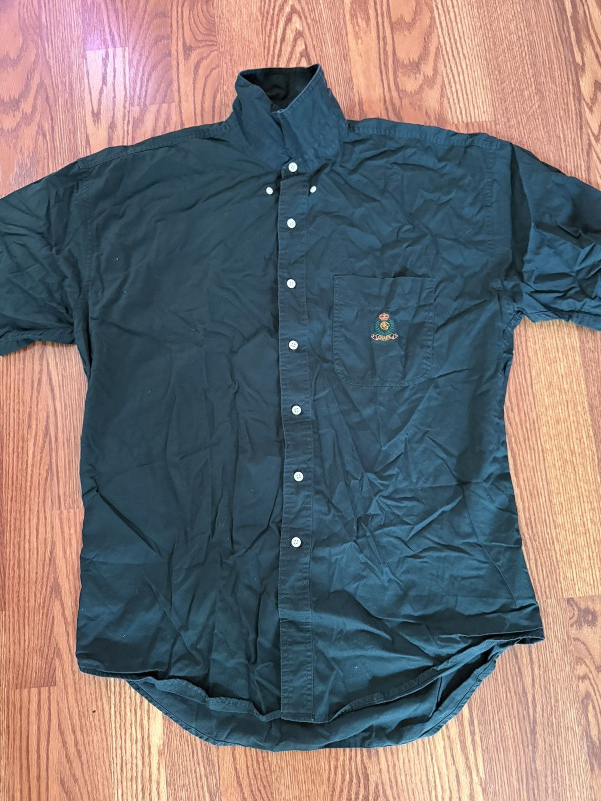 Chaps Ralph Lauren Vintage Chaps Ralph Lauren Button-Up Shirt – Forest Green Size US L / EU 52-54 / 3 - 1 Thumbnail