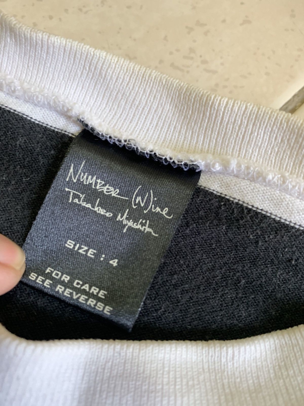 Number (N)ine Number nine stripes shirt Size US S / EU 44-46 / 1 - 3 Thumbnail