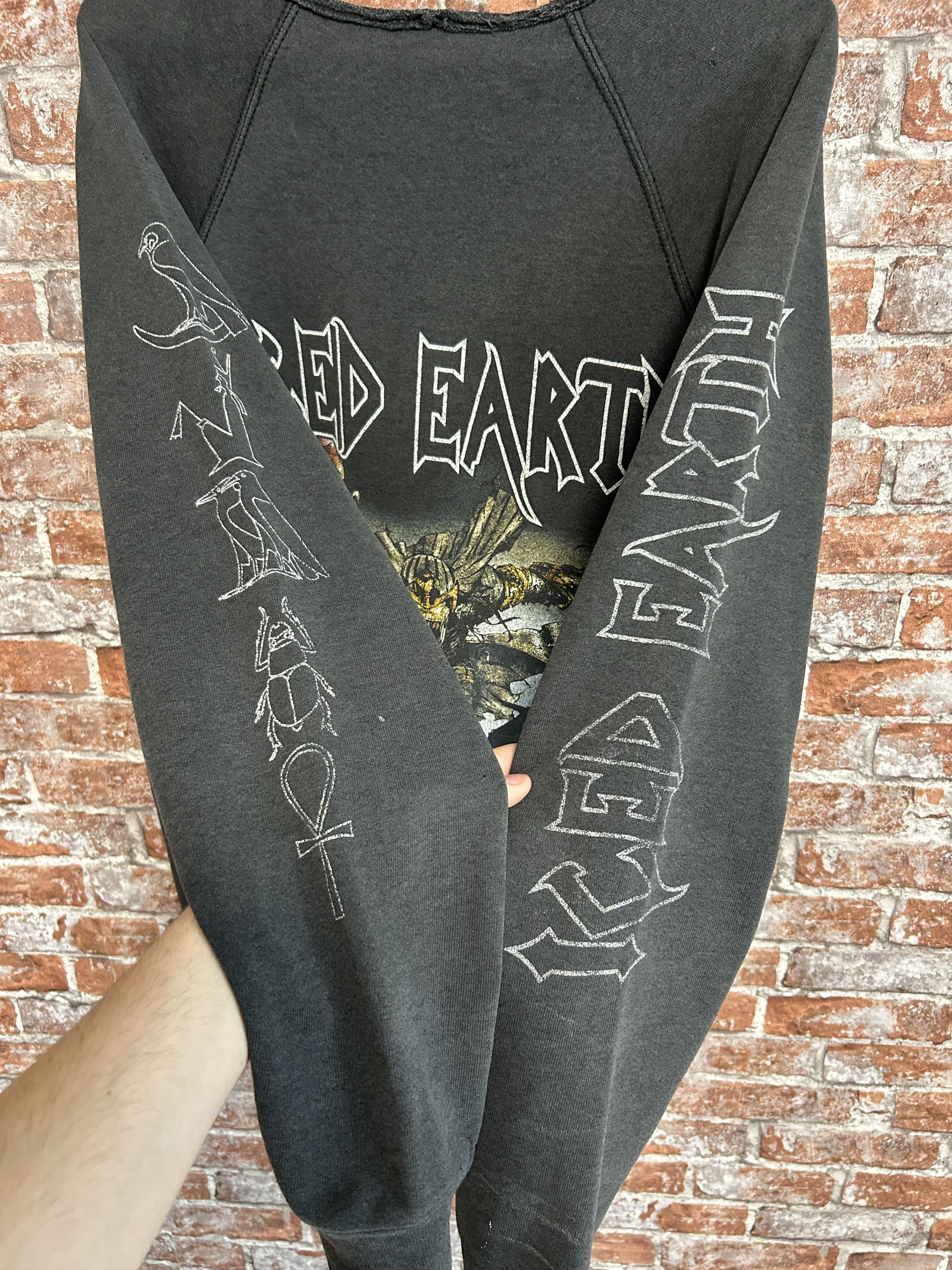 Band Tees Vintage 90s Iced Earth Rock Band Custom Sweatshirt Size US XL / EU 56 / 4 - 10 Thumbnail