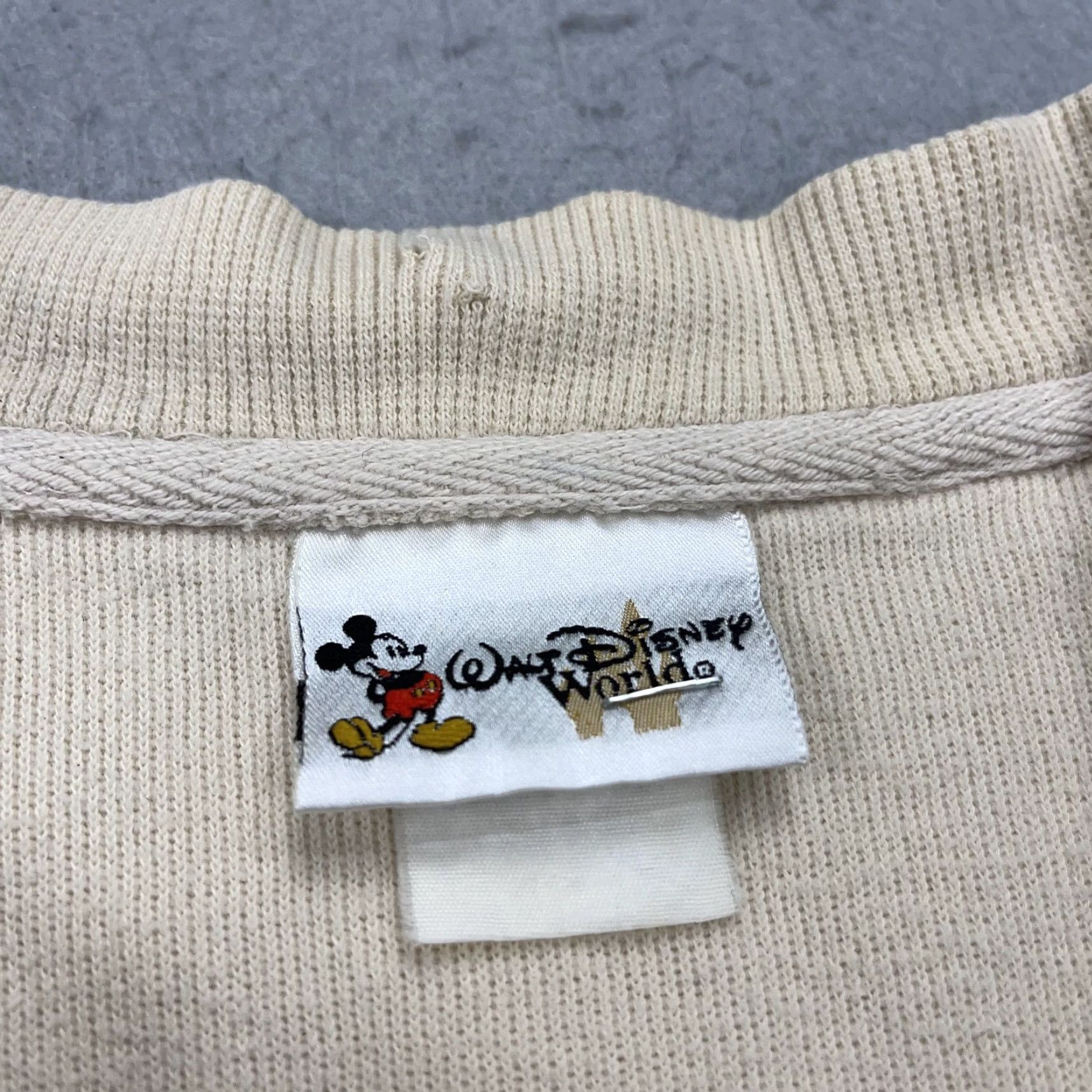 Disney VINTAGE Disney Golf Sweater Vest Mens XL Beige Cotton Knit Mickey Mouse 90s Size US XL / EU 56 / 4 - 6 Thumbnail