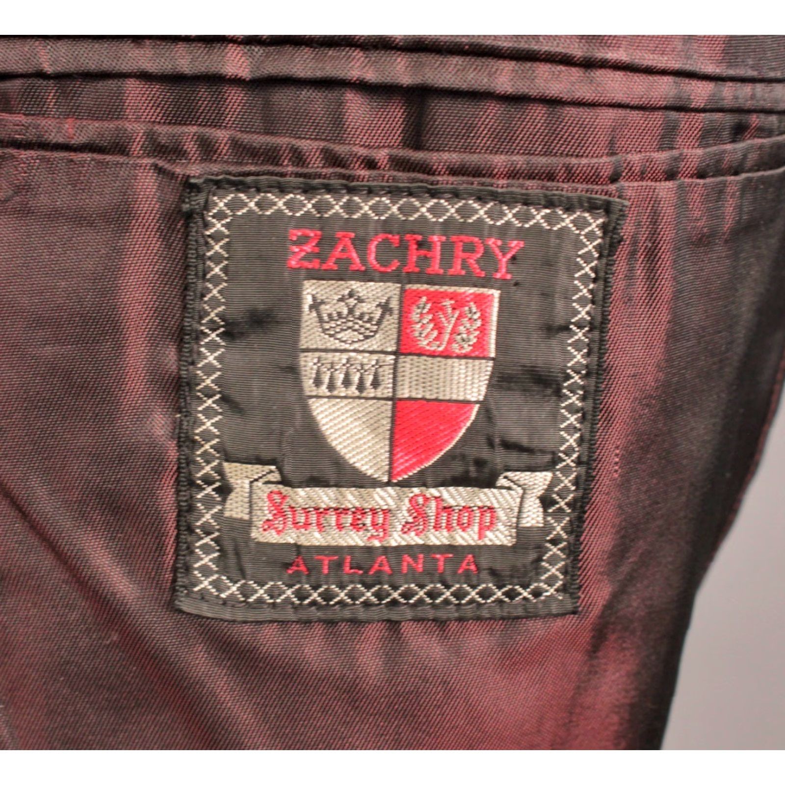 Vintage VTG 1960s Blazer Mens Wool Black Size 39 R Bullion Patch 60s Jacket Vintage Blazer Mens Size 40R - 5 Thumbnail