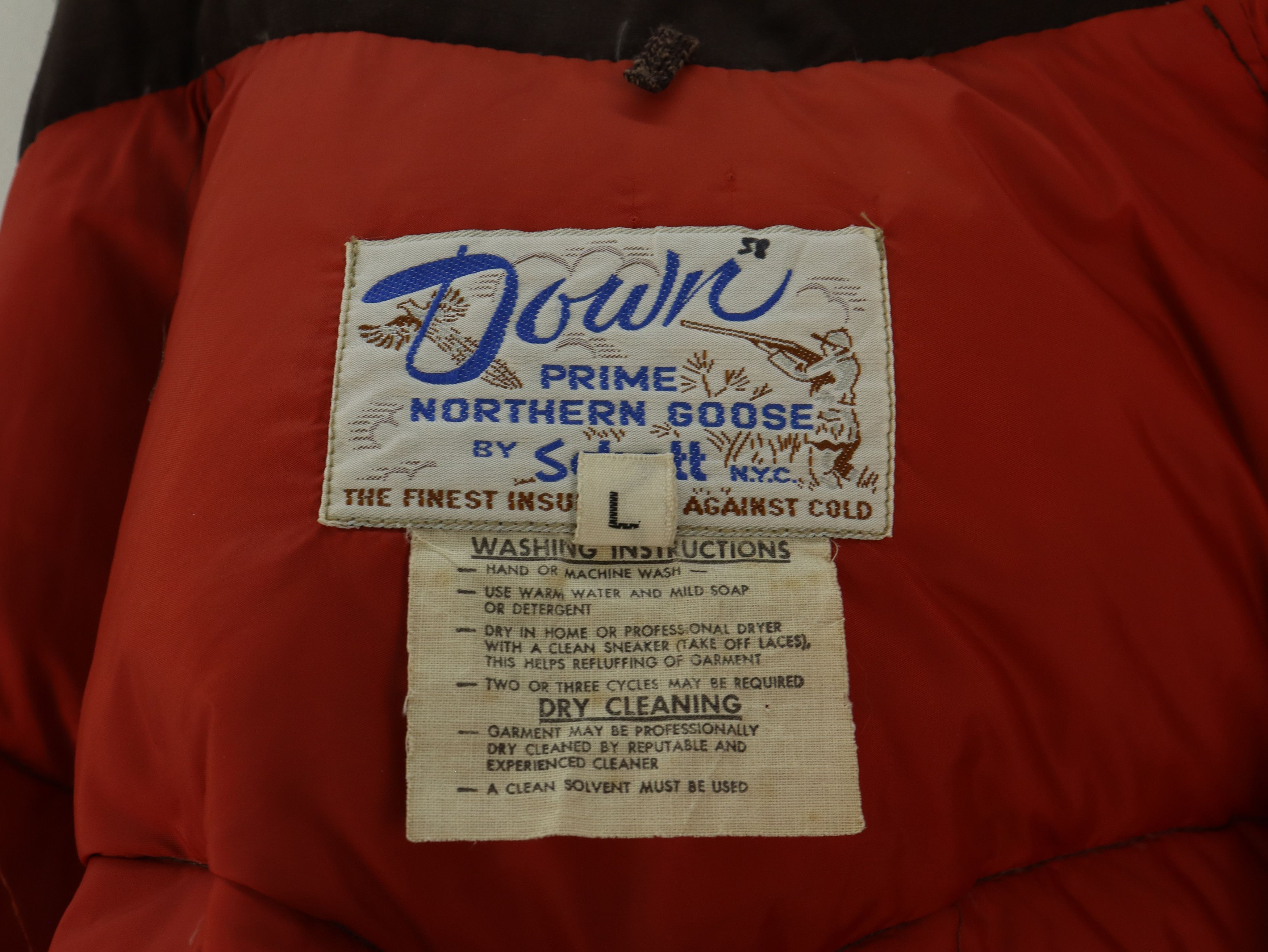 Schott Vtg. Schott N.Y.C. Down Padded Talon Western Two Tone Jacket Size US L / EU 52-54 / 3 - 10 Thumbnail