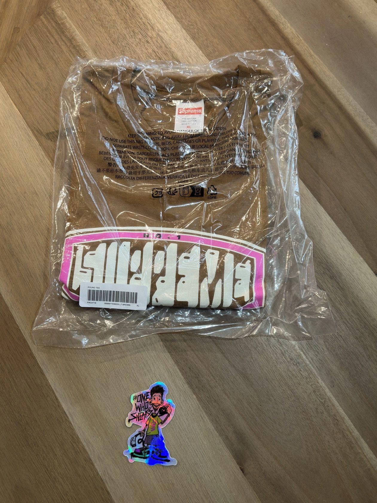 Supreme Supreme Pound Tee Size XL Size US XL / EU 56 / 4 - 2 Thumbnail