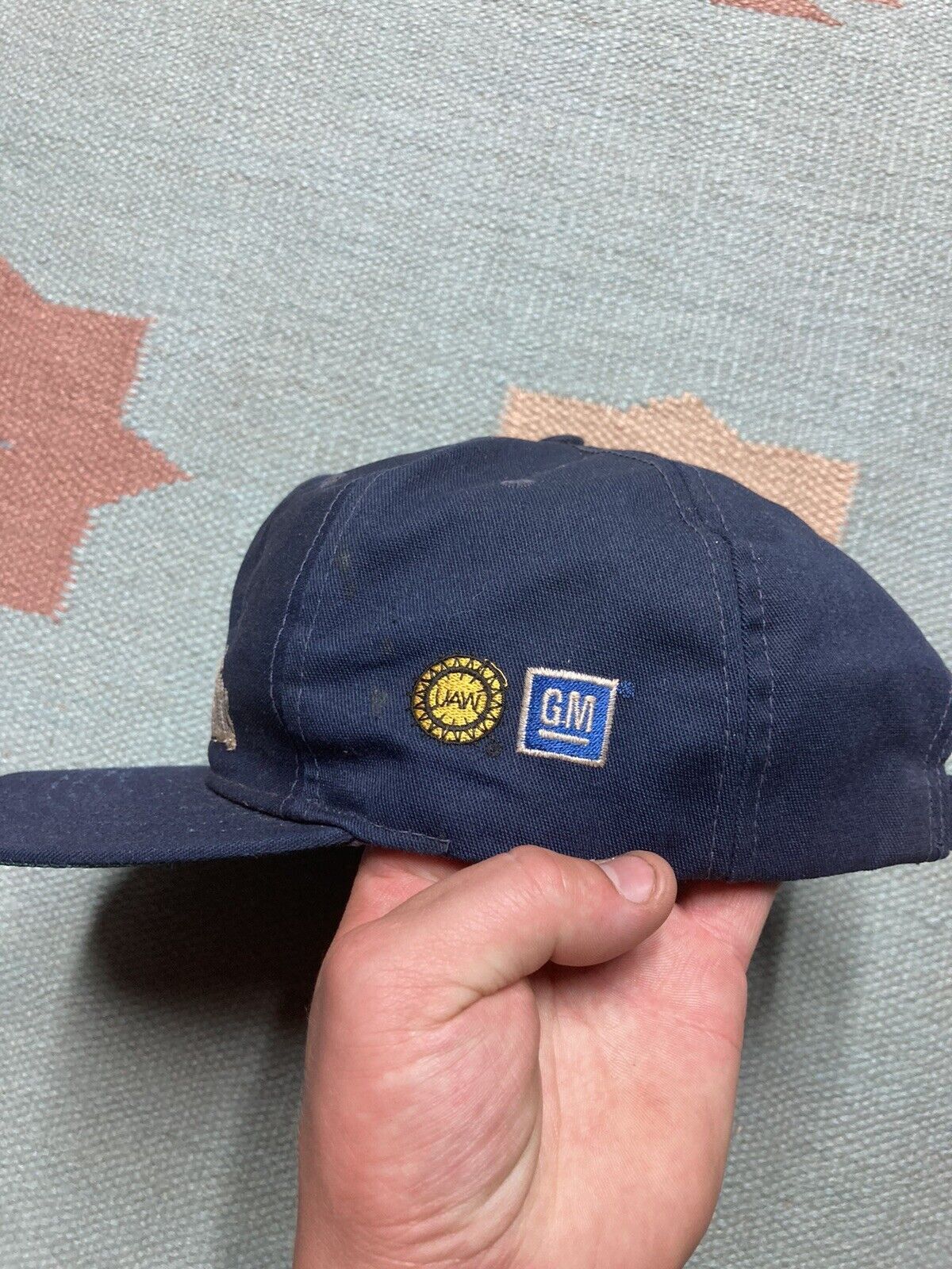 Vintage VTG hat worlds best powertrains flint Michigan GM UAW USA Size ONE SIZE - 3 Thumbnail