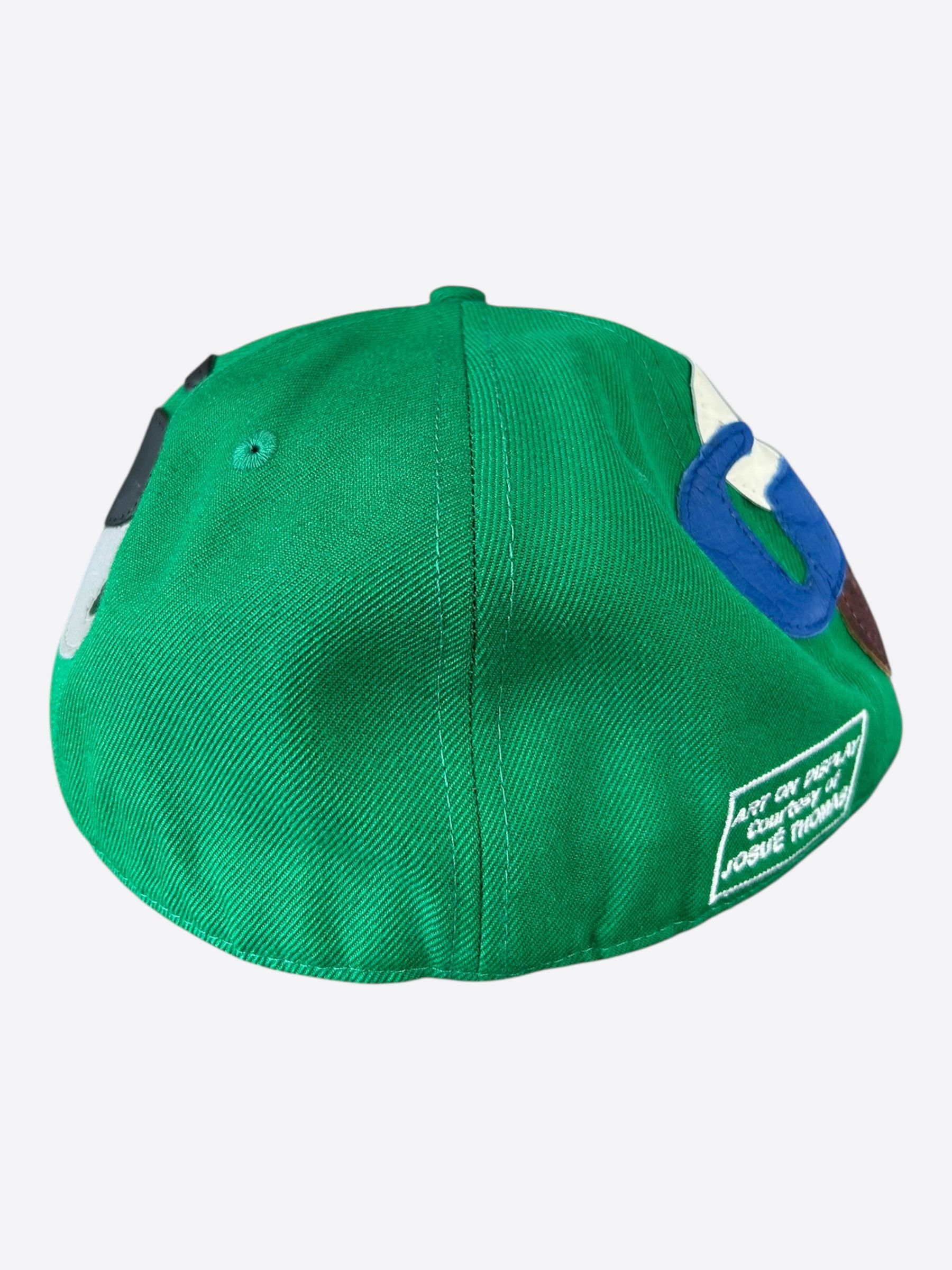 Gallery Dept. Gallery Dept Green & Multicolor ATK G-Patch Fitted Hat Size ONE SIZE - 3 Thumbnail