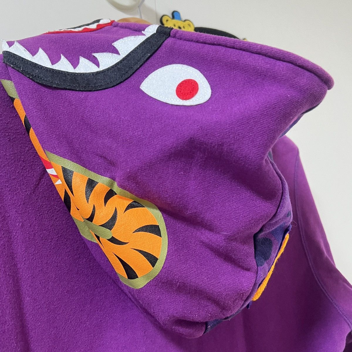 Bape Bape purple shark zip up hoodie Size US L / EU 52-54 / 3 - 4 Thumbnail