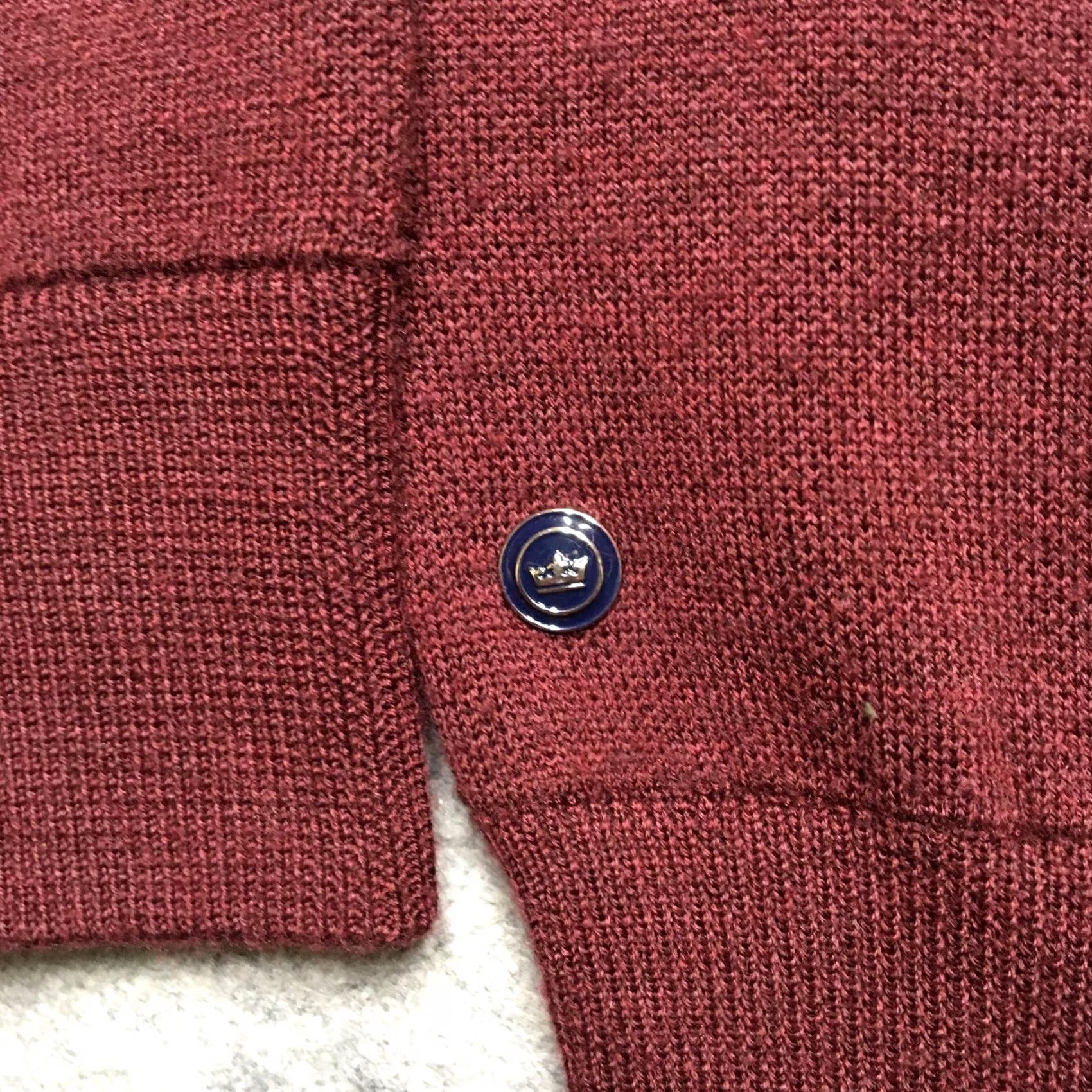 Peter Millar VINTAGE? No. Peter Millar Crown Crafted Interlock Sweater Mens L Red Merino Wool Knit Golf Size US L / EU 52-54 / 3 - 3 Thumbnail