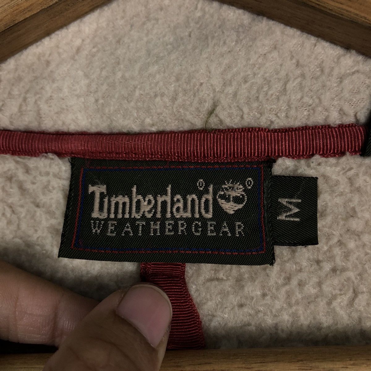 Japanese Brand 🔥Vintage Bomber Fleece Jacket Timberland Size US M / EU 48-50 / 2 - 19 Thumbnail