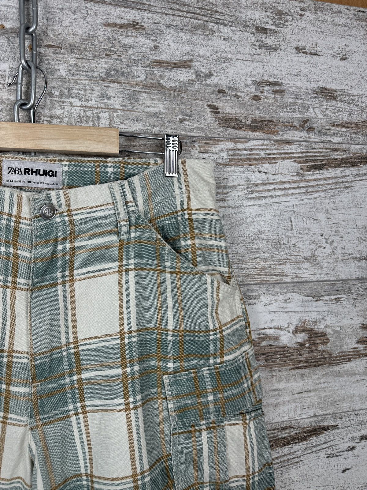 Rhude × Zara Mens Zara Rhuigi cargo pants streetwear Japanese style baggy Size US 32 / EU 48 - 5 Thumbnail