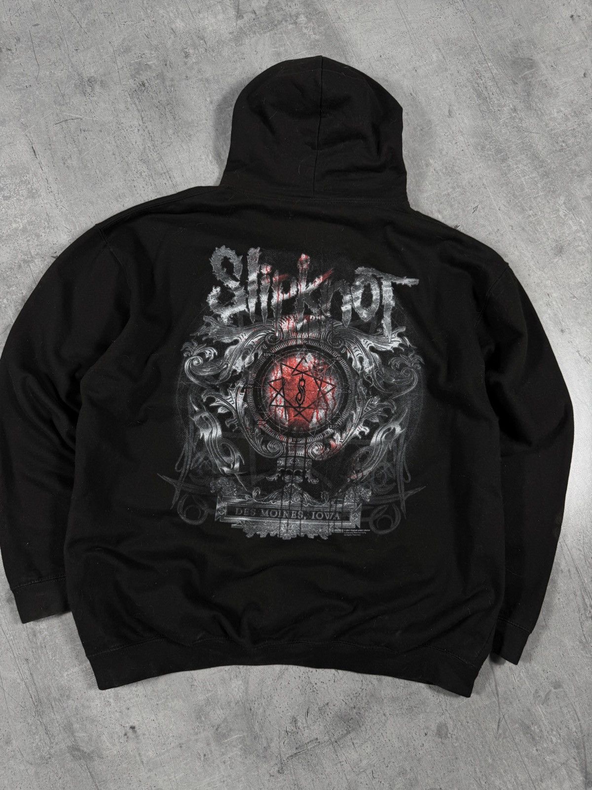 Slipknot Vintage Slipknot hoodie 2013 Des Moines, iowa y2k Size US XXL / EU 58 / 5 - 1 Thumbnail