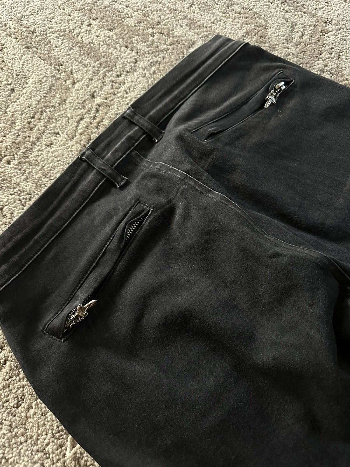 Chrome Hearts Chrome hearts zipper flair denim jeans Size US 28 / EU 44 - 10 Thumbnail