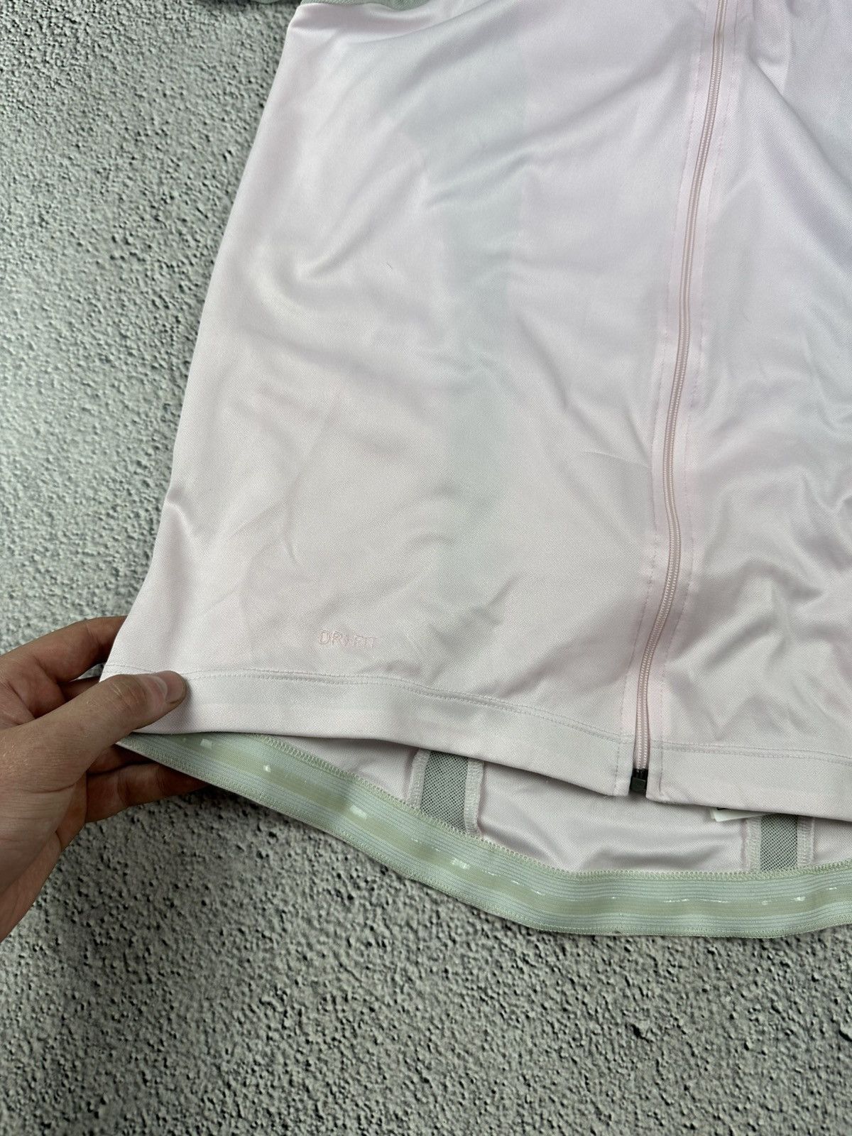 Nike × Vintage Nike Dri-FIT Cycling Jersey Pink Full Zip XL Portugal Size US XL / EU 56 / 4 - 9 Thumbnail