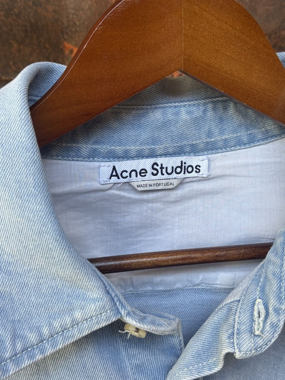 Acne Studios Long Sleeve Denim Shirt Size US L / EU 52-54 / 3 - 2 Thumbnail