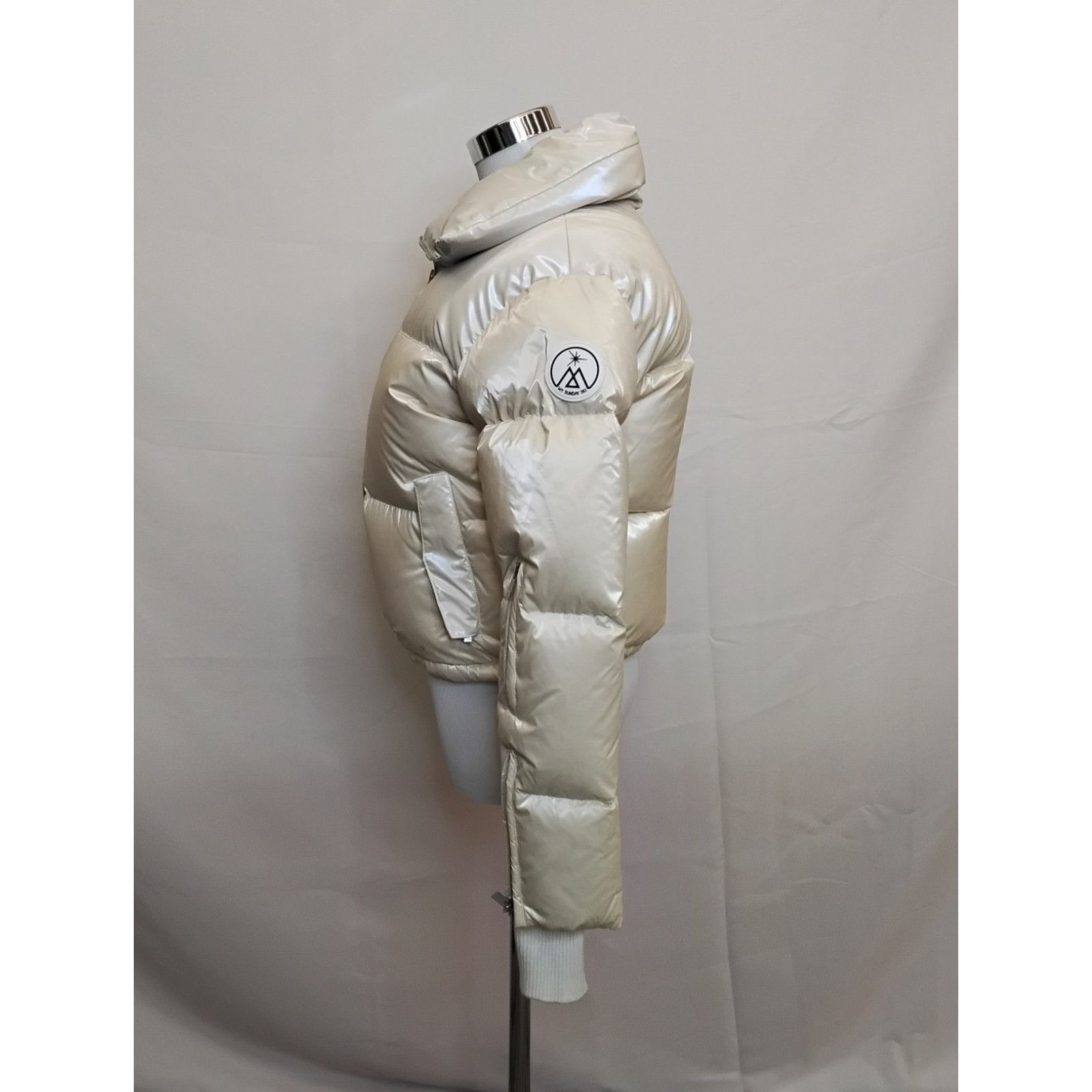 Other My Sunday Ski Down Jacket Women's Small Cream Holographic Size S / US 4 / IT 40 - 4 Thumbnail
