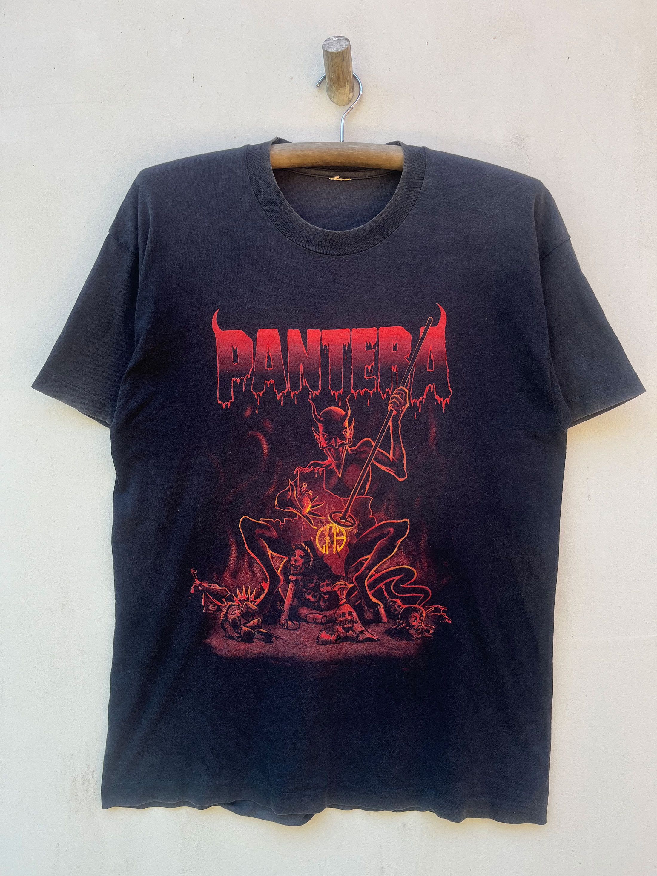 Band Tees Vintage Pantera Cowboys From Hell American Heavy Metal Rock Size US L / EU 52-54 / 3 - 1 Thumbnail