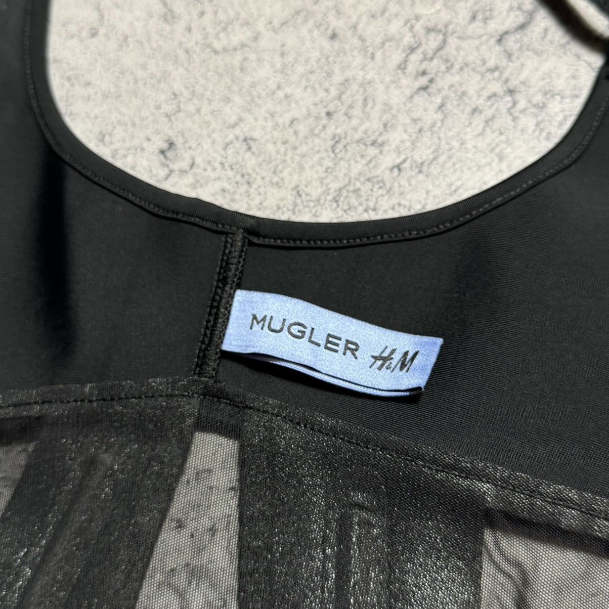 Mugler Rare Mugler H&M Black Corset Top Size L / US 10 / IT 46 - 8 Thumbnail