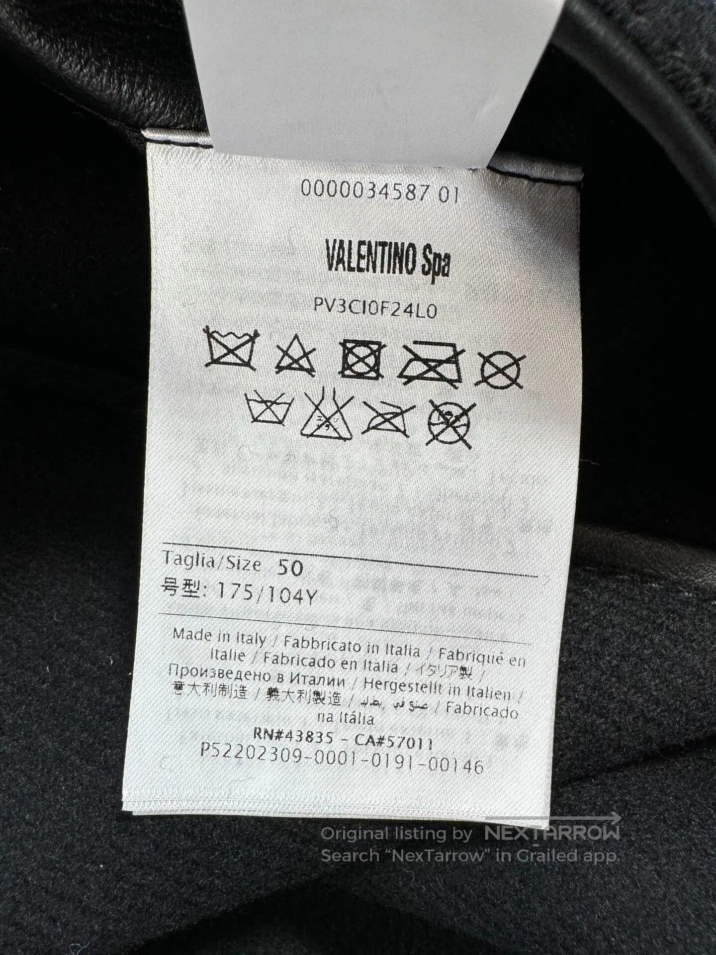 Valentino valentino black and white wool bomber jacket. Size US L / EU 52-54 / 3 - 7 Thumbnail