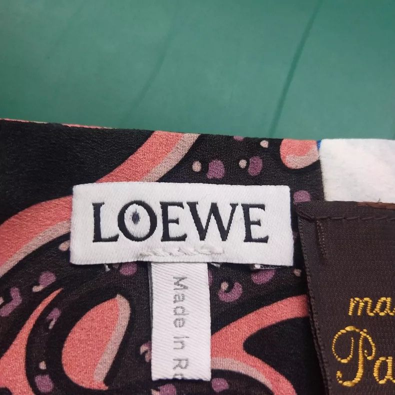 Loewe LOEWE Black and white checkered printed skirt Size 42" / US 20 - 3 Thumbnail
