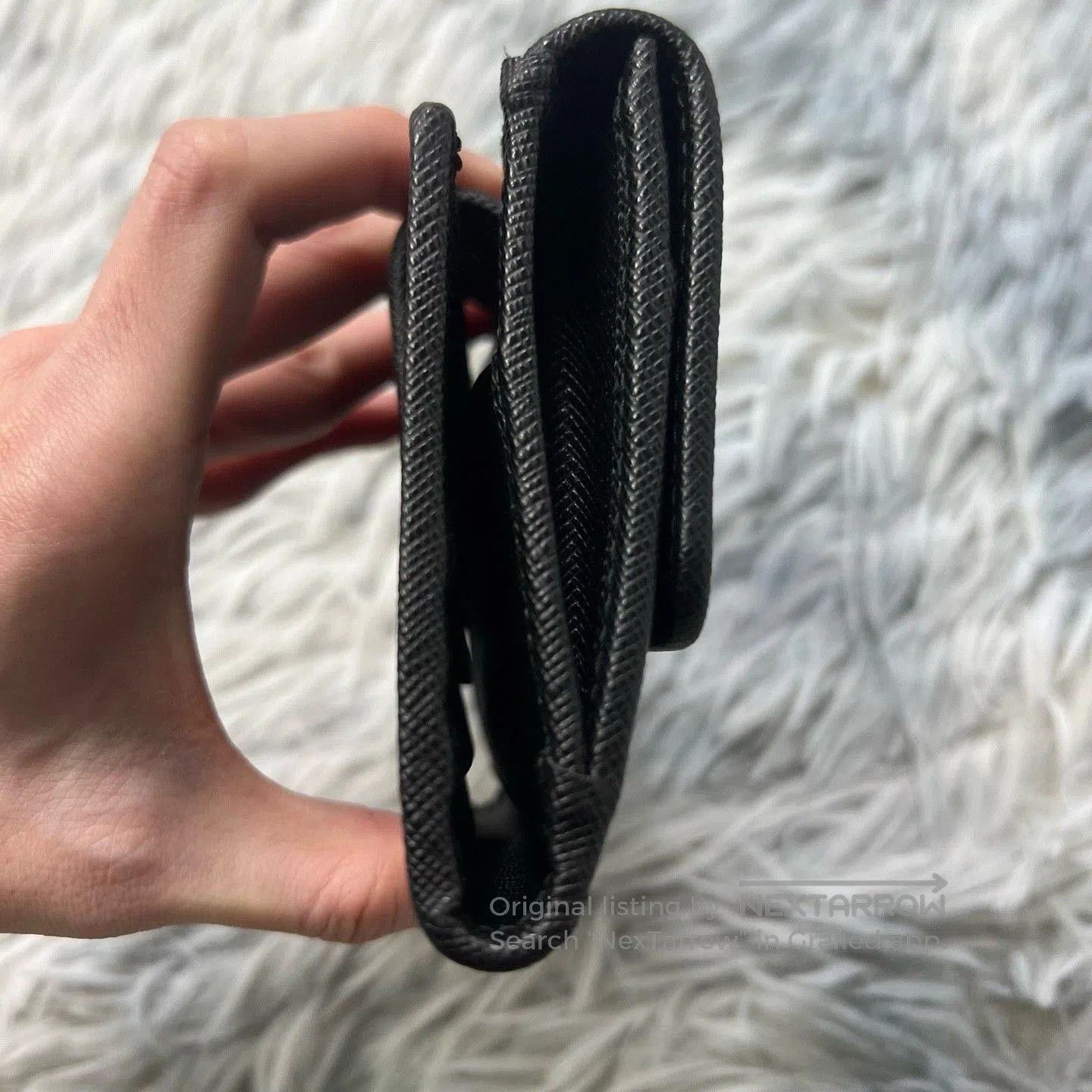 Prada Prada Triangle Logo Wallet. Size ONE SIZE - 3 Thumbnail