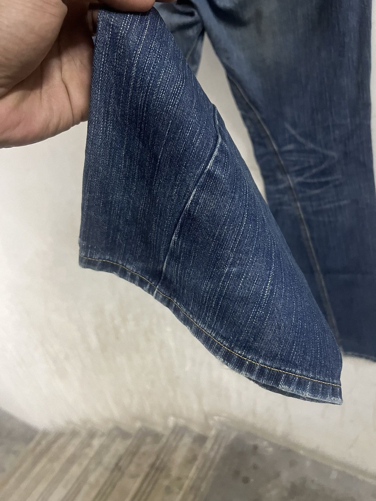 Japanese Brand × Vintage FLARED🔥VINTAGE LEE DISTRESSED DENIM TWIST PANT Size US 35 - 12 Thumbnail