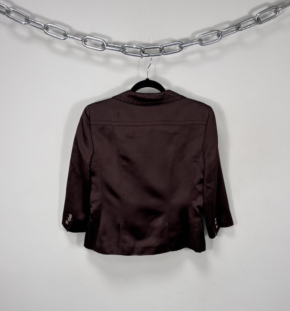 Burberry Burberry London Women’s Brown Double Breasted Blazer Jacket Size L / US 10 / IT 46 - 2 Thumbnail