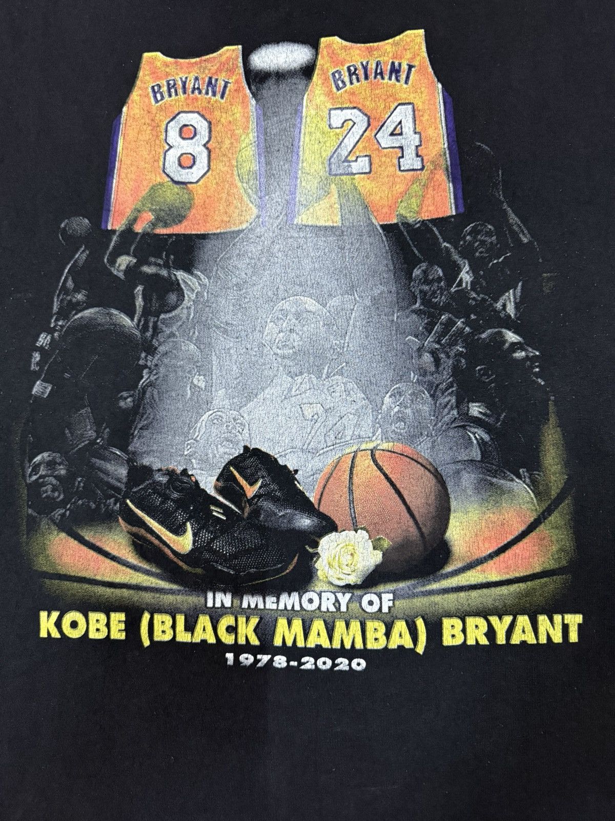 NBA Kobe(black mamba)bryant in memories tshirt Size US L / EU 52-54 / 3 - 5 Thumbnail