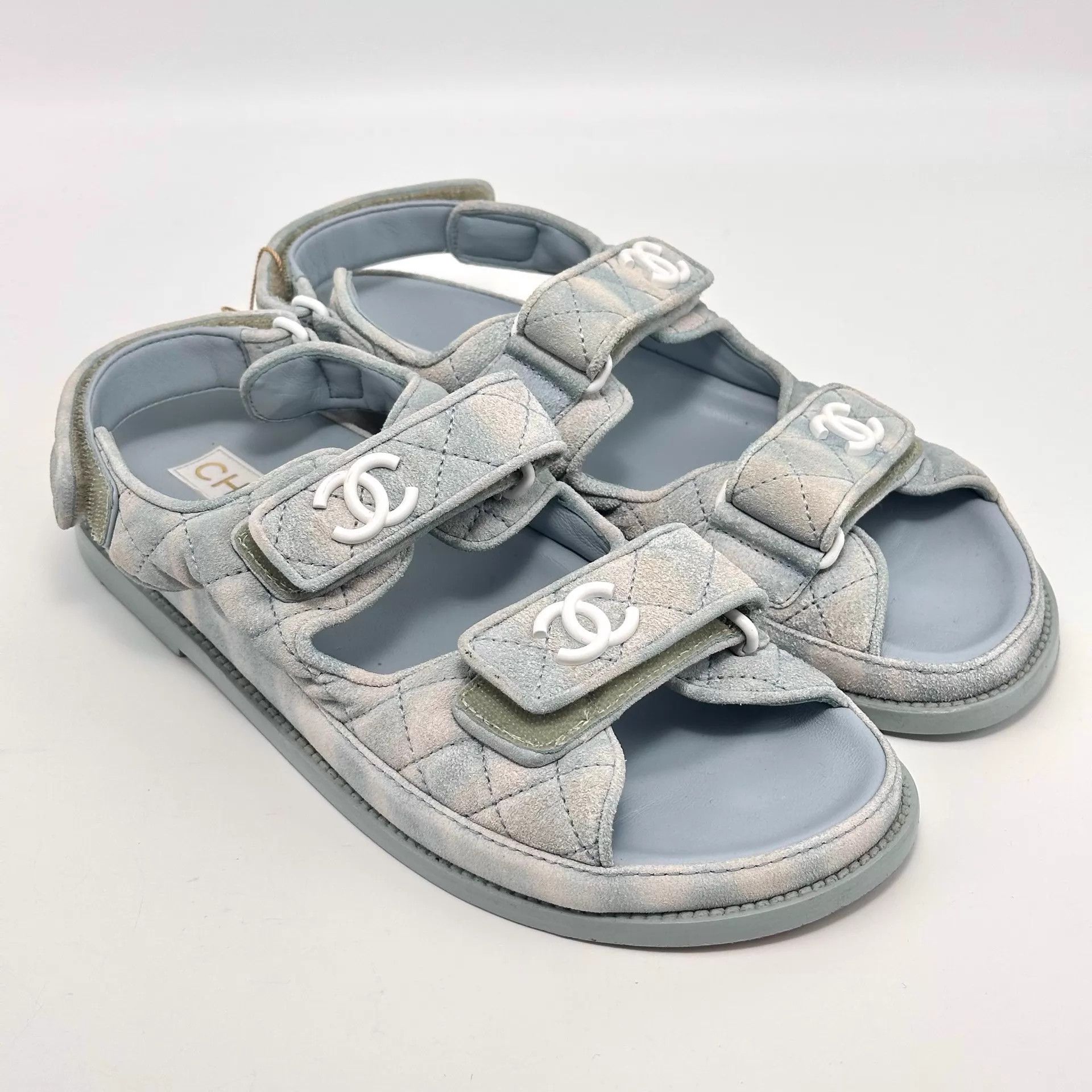 Chanel CHANEL Velcro Sandal 39 Size US 8.5 / IT 38.5 - 2 Thumbnail