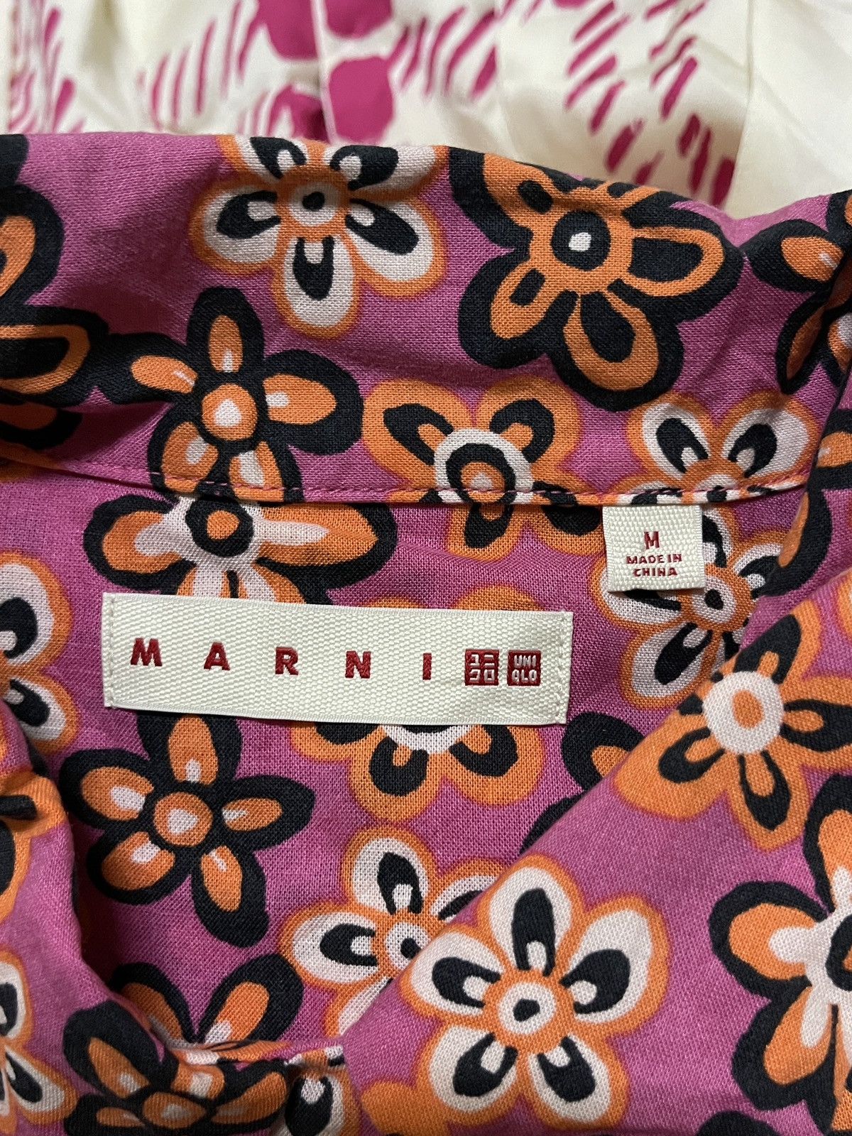 Marni × Uniqlo Uniqlo Marni Open Collar Short Sleeve Pleated Dress Size M / US 6-8 / IT 42-44 - 13 Thumbnail