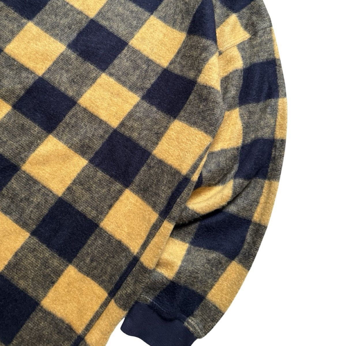 Other Vintage 90s V Sport Yellow Plaid Turtle Neck Mens Medium Size US M / EU 48-50 / 2 - 2 Thumbnail